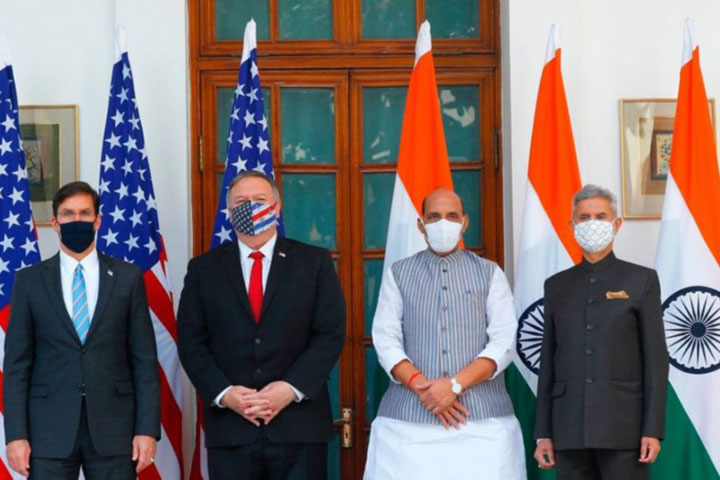 US promises to stand by India in any danger