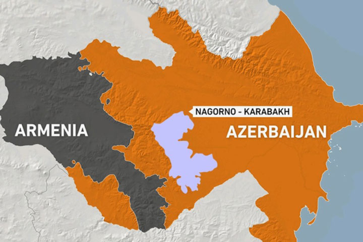 Azerbaijan says 21 dead in Armenia attack near Nagorno-Karabakh