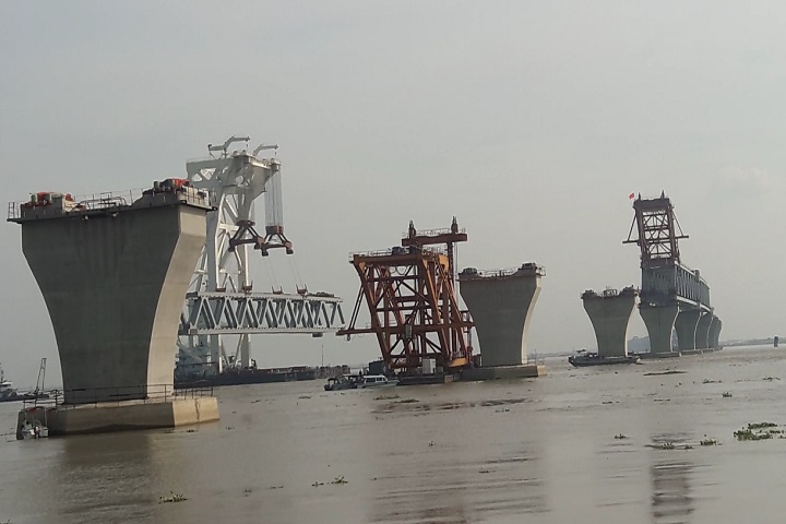 The 35th span, of the Padma Bridge, rtv news