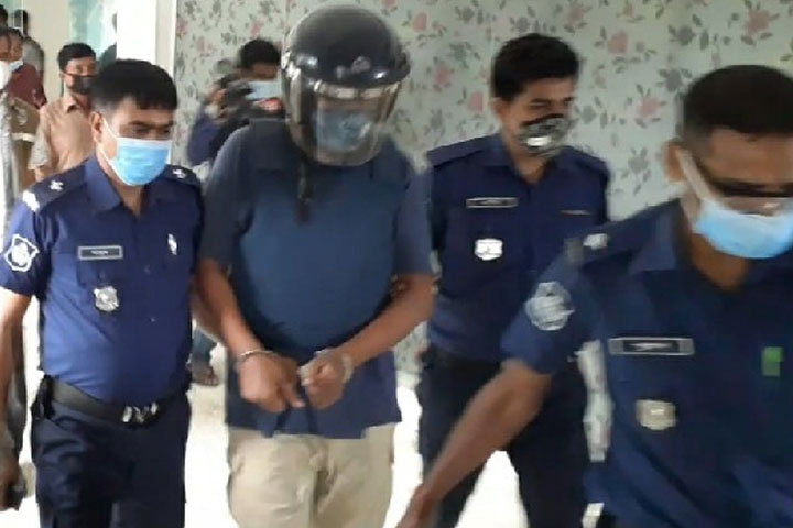 Police Constable Harunur Rashid with the police
