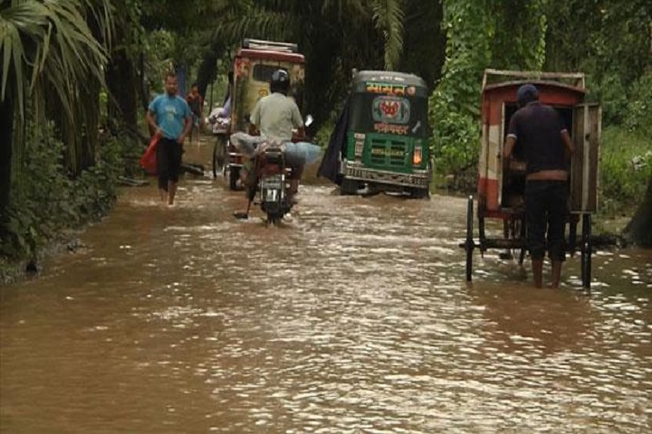 The flood waters have descended, on Feni, rtv news