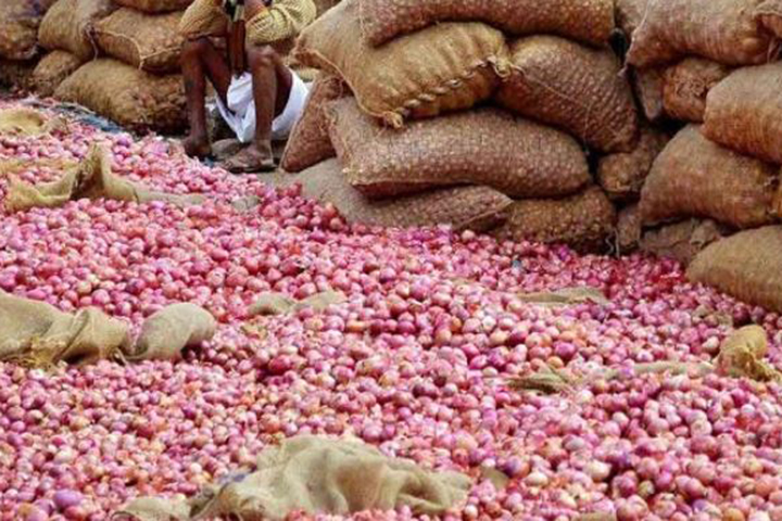 Imported onions are lying at Chittagong port,