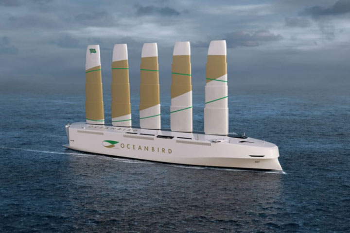 Sweden's new car carrier is the world's largest wind-powered vessel