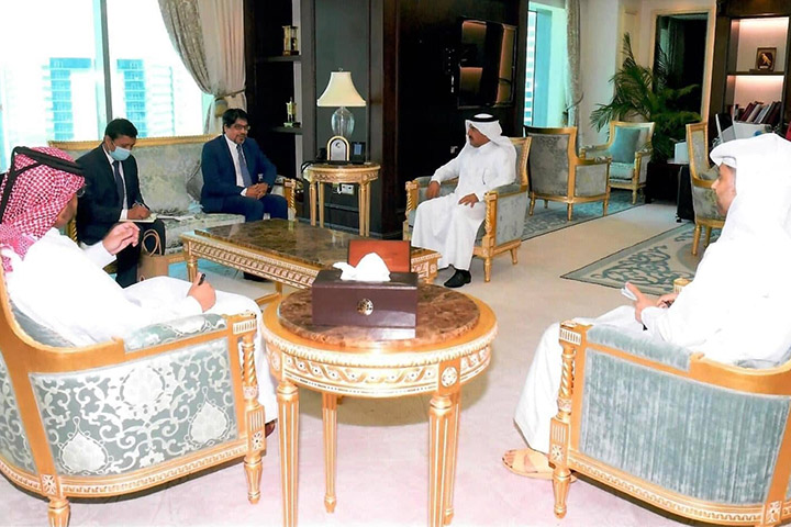 Meeting of the Ambassador of Bangladesh with the Foreign Secretary of Qatar