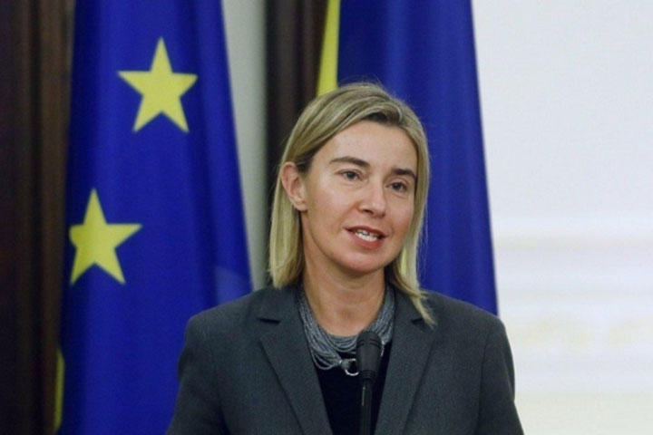 Mogherini called on Biden to sit down for talks with Iran