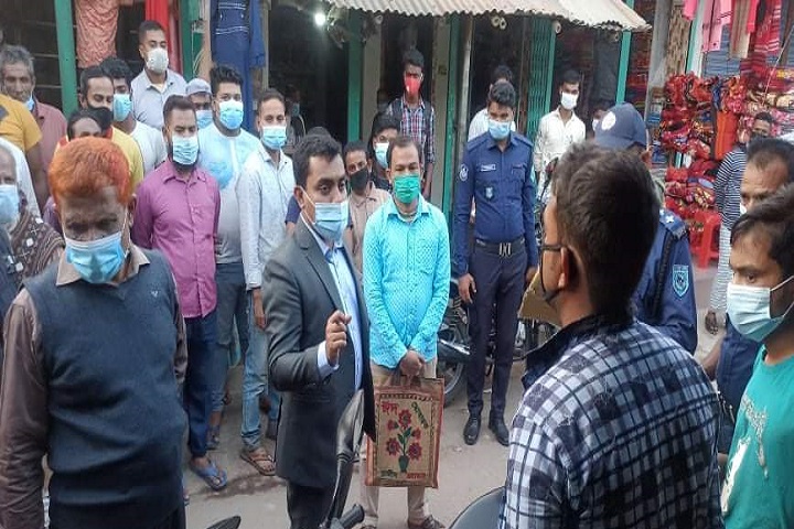 9 people, fined for not using mask, rtv news
