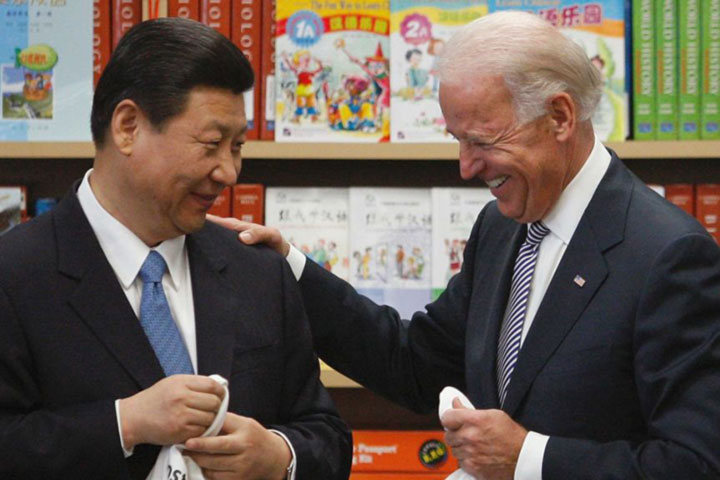 Jinping broke the silence and greeted Biden
