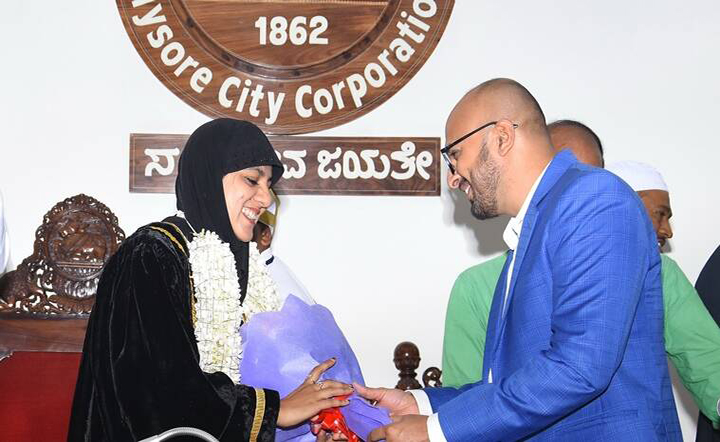 India Cornatok, Muslim women Mayor, Muslim Mayor ,