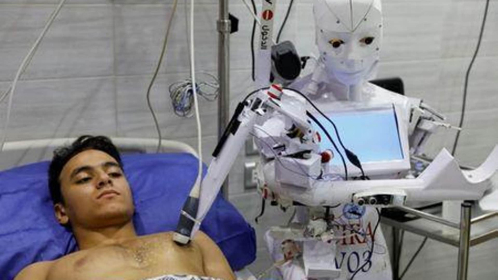 Egypt, Corona in Egypt, Robot will check coron