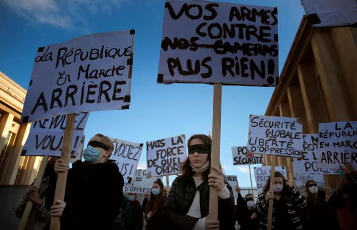 France, France demonstration, procession in France