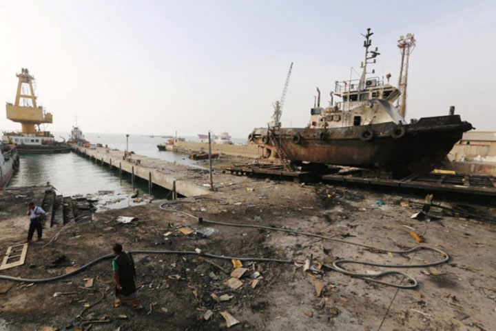 Eight civilians killed in Yemen shelling