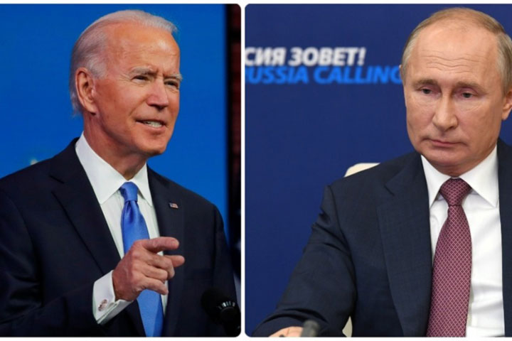 Putin congratulates Biden on presidential victory