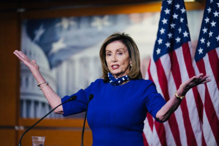 Nancy Pelosi is the Speaker of the House of Representatives for the fourth time