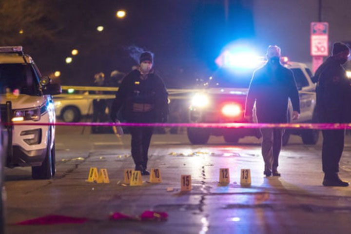 Three killed and four wounded in apparently random Chicago shootings