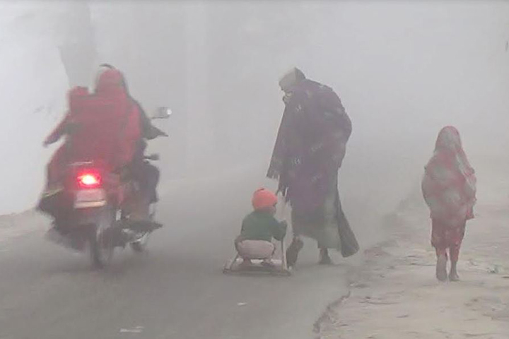Suffering has increased in Kurigram due to dense fog