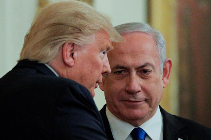Israel's Netanyahu drops Donald Trump from Twitter banner photo