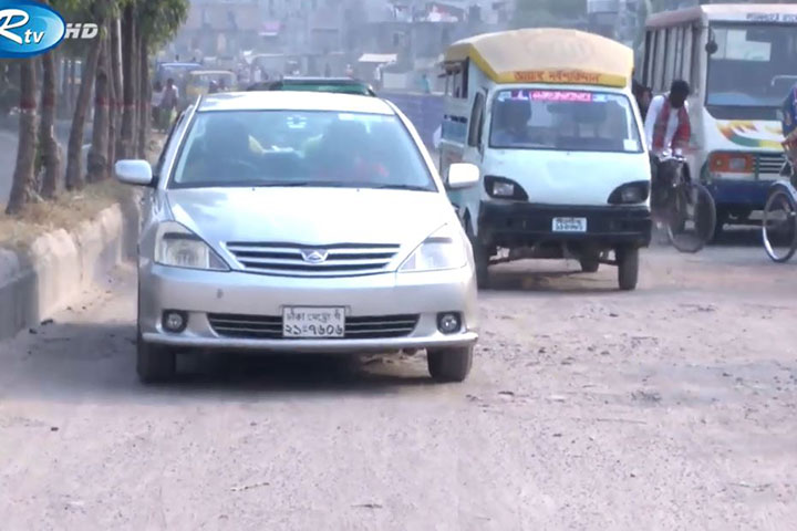 Although the VIP roads of the capital are smooth, the others are in dilapidated condition