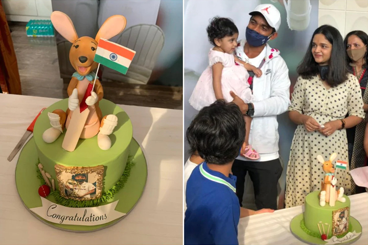 ajinkya-rahane-wins-the-internet-by-refusing-to-cut-a-cake-with-kangaroo-on-top, RTV ONLINE