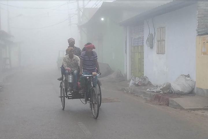 In Bhairab, people are suffering in the thick fog