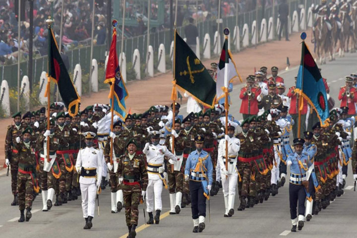 bangladesh troops to march on rajpath on republic day for the first time