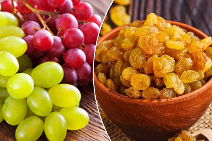 Grapes or raisins, which is more beneficial for health