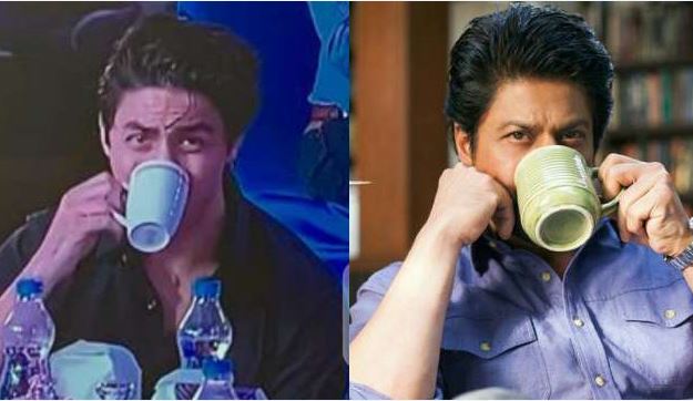 Netizens are in love with Shah Rukh's son after seeing him eating coffee!