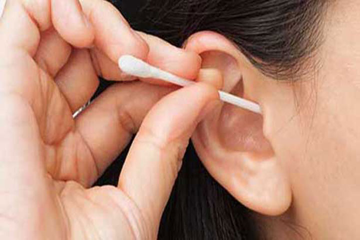 Using a cotton butt in the ear can lose hearing!