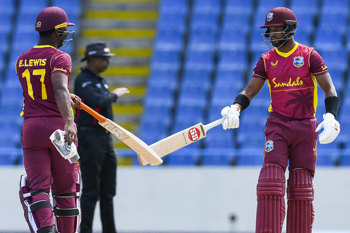 Evin Lewis and Shai Hope, West Indies vs Sri Lanka, rtv online