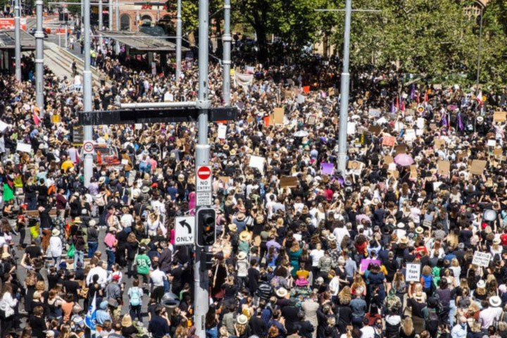 Thousands women march against sexual assault in australia