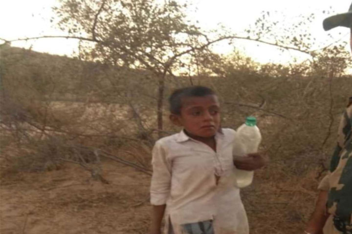 What the BSF did was find a Pakistani child at the border, RTV