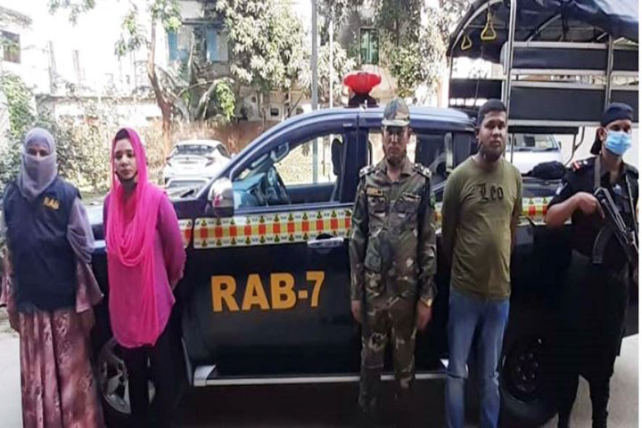Husband and wife detained with yaba worth Tk 5 crore