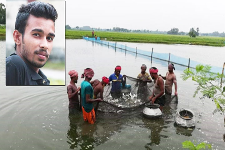 Shaon is self-sufficient in fish farming, earning 18 lakh rupees a year