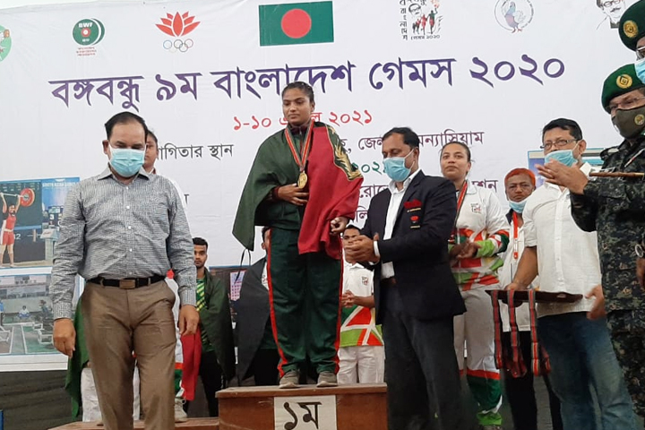 bangabandhu 9th bangladesh games, rtv online, Mabia Akter Simanto.