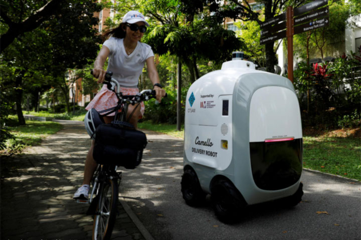 Run out of milk? Robots on call for Singapore home deliveries, RTV