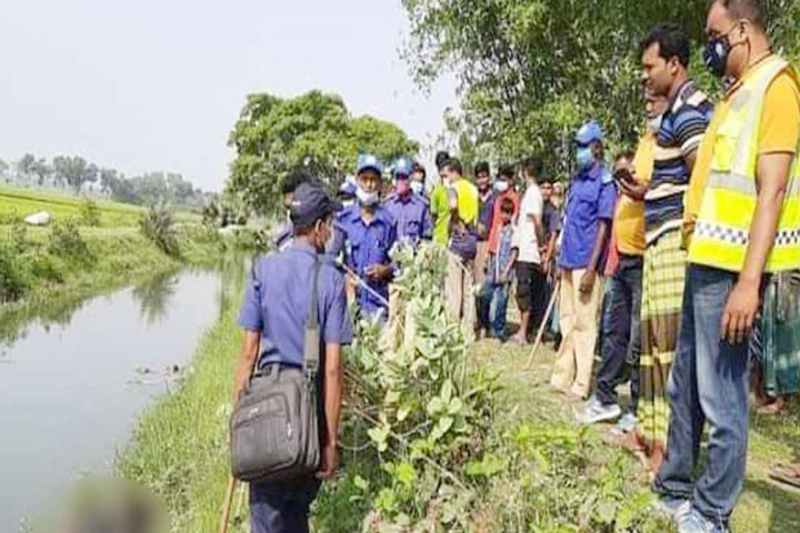 GK recovered the burnt body from the canal
