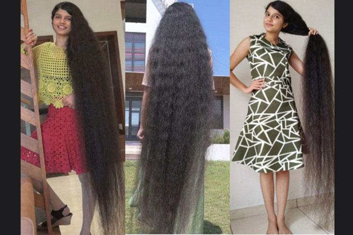 gujarat teenager with worlds longest hair cuts hair after 12 years