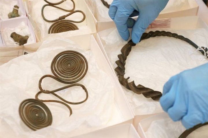 Bronze Age treasure found in Swedish forest by mapmaker