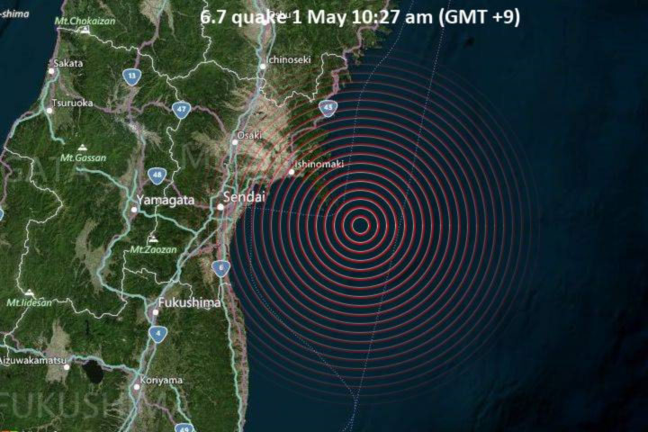 Magnitude 6.8 earthquake jolts northern Japan