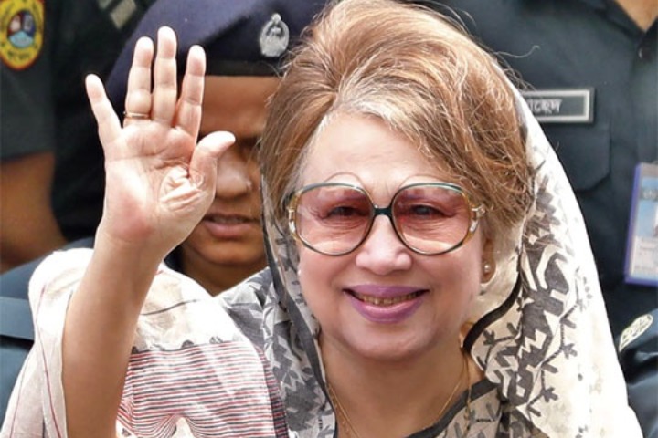 Khaleda Zia was released from Corona
