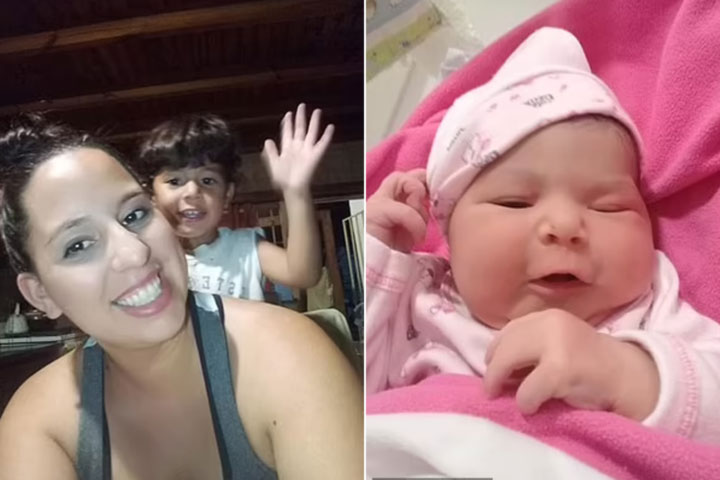 Baby girl suffocates to death when her Argentinian mother dies while breastfeeding and collapses on top of her