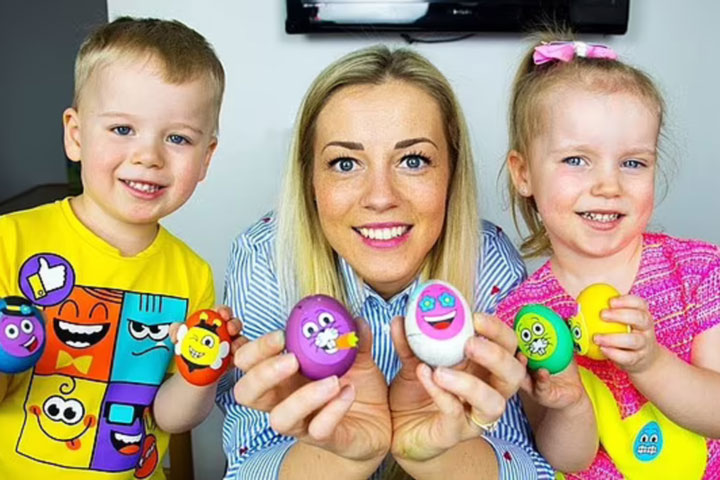 Britain's youngest YouTube millionaires are a pair of siblings aged just six and seven... and they banked more than £1.1m last year