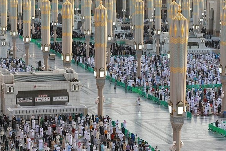 Eid al-Fitr is being celebrated in Saudi Arabia