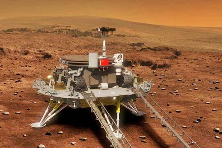 China completes historic Mars spacecraft landing , Zhurong, rtv online