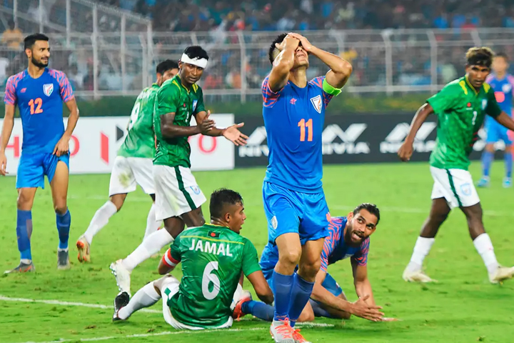 india vs bangladesh football Anirudh Thapa, RTV online