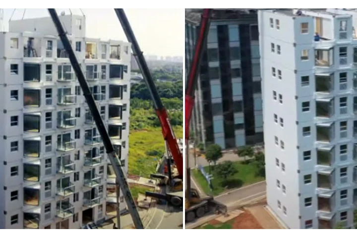 chinese developer builds 10-storey building in changsha in just over 28 hours