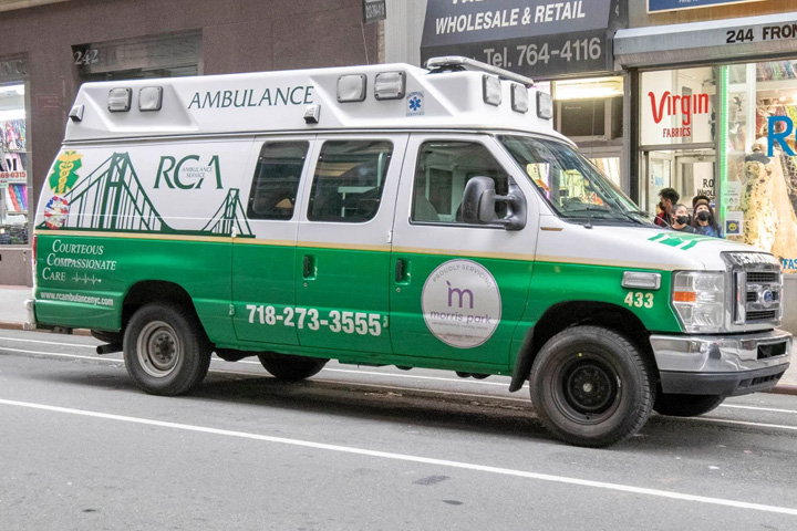 Ambulance stolen outside Manhattan hospital