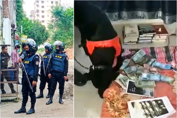 Weapons and explosives recovered from Astana, Dog Squad searched