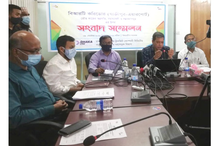 Airport-Gazipur BRT work will be completed in 2022