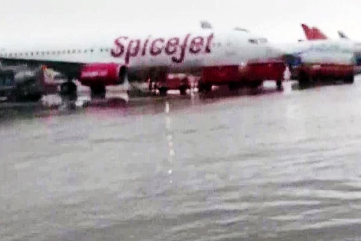 Delhi Airport Flooded After Record Rain, City On Orange Alert