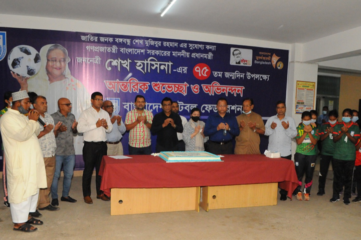 bangladesh football federation, kazi salauddin, hasina, birthday, rtv online